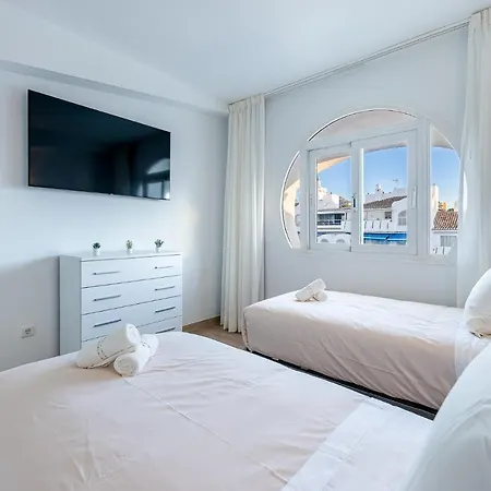 Atico Puerto Marina First Island With Sea Views And Rooftop Pool Benalmádena