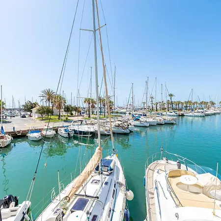 דירה Atico Puerto Marina First Island With Sea Views And Rooftop Pool בנאלמדנה